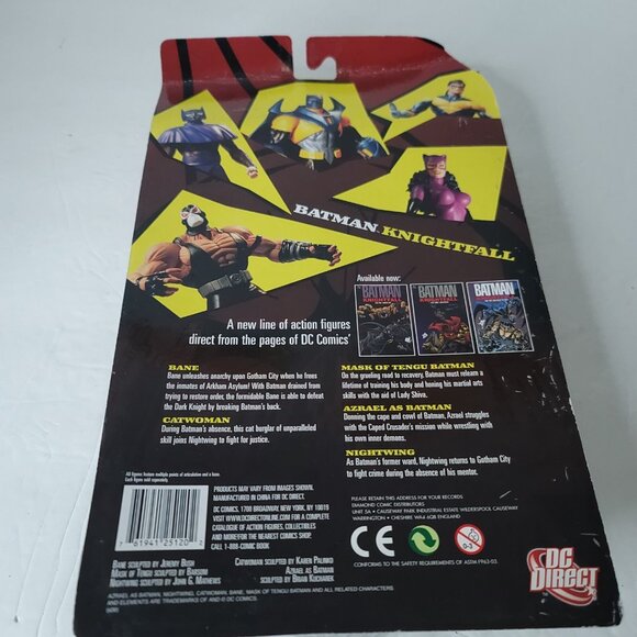 Nightfall Batman Series 1 NIGHTWING Action Figure DC Direct Bent Card - Picture 4 of 7